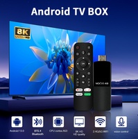 4K TVStick HK1 RBOX Allwinner H313 Build in Wi-Fi6 2.4G+5G+BT5.4 2GB 16GB Voice remote control Smart android 13 OFBY K9 TV stick