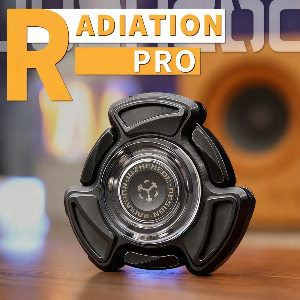 JUZHEDC Radiación Pro Fidget Spinner Ansiedad Reliever Spinner Juguetes Alivio del Estrés Juguete