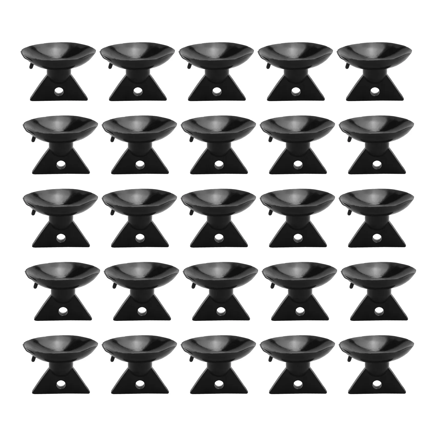 A63K-25Pcs GU10 Light Bulb Changer Lamp Changer Head PVC Suction Cup Lamp Replacing For LED Halogen Mini Track Lights