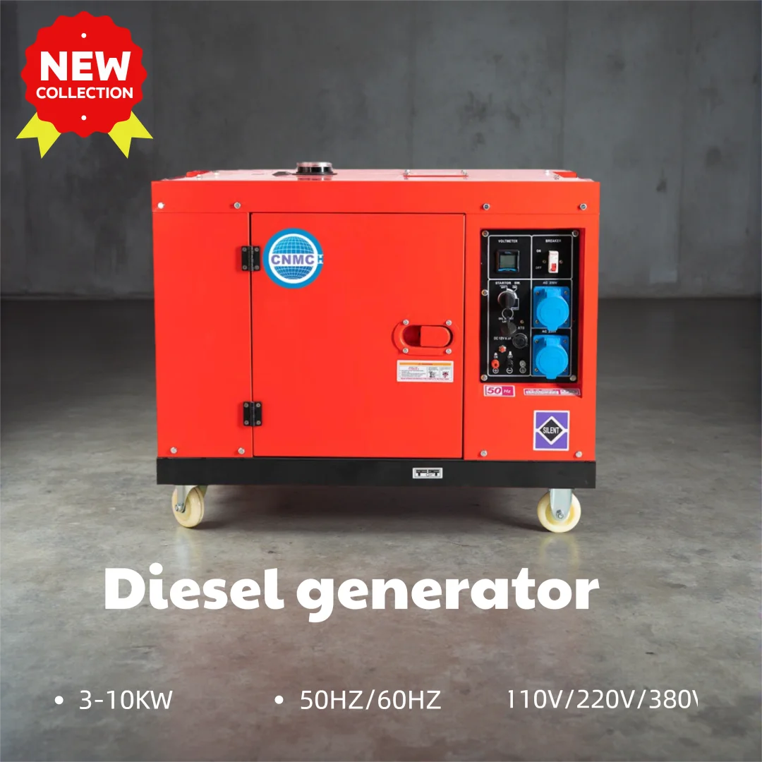 CNMC 50HZ 60HZ 5KW 8KW diesel generator Single phase Electric 230v combustion generators for home electricity Single-cylinder