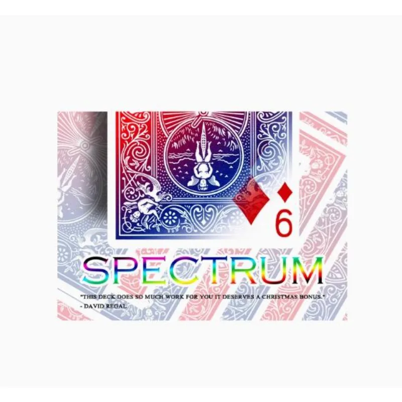 

Spectrum By R.Paul Wilson Card Magic Trick Close up Magic Deck Color Change Magicians Prop Accessory Illusion Gimmick Tutorial
