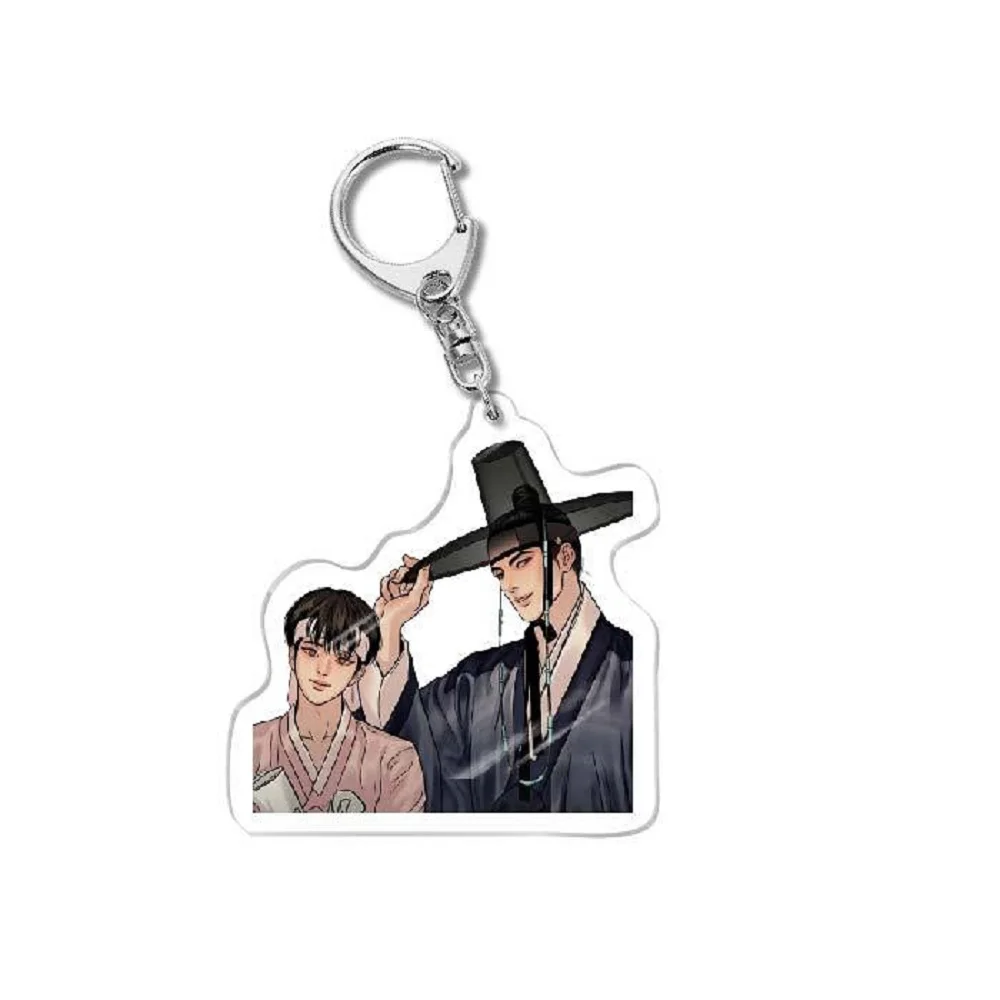 Cute anime Korean BL Manga Painter of The Night Anime Keychain Yeon Seung Ho Acrylic Key Chain Women Man Key Ring Bag Pendant