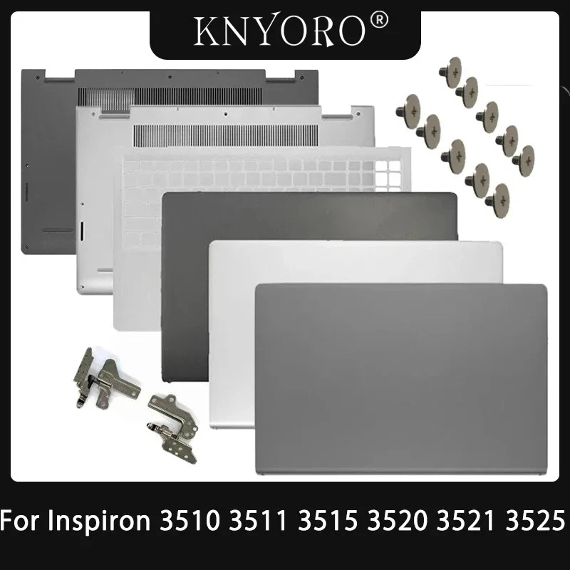 New For Inspiron 15 3510 3511 3515 3520 3521 3525 3530 3535 Laptops LCD Back Cover Bezel Hinge Palmrest Bottom Case 0WPN8 09WC73