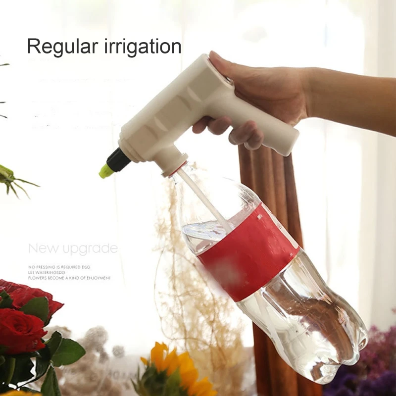 Electric Watering Can Automatic Plant Sprayer with Adjustable Nozzle USB Rechargeable Disinfection Device Sprinkler For Garden