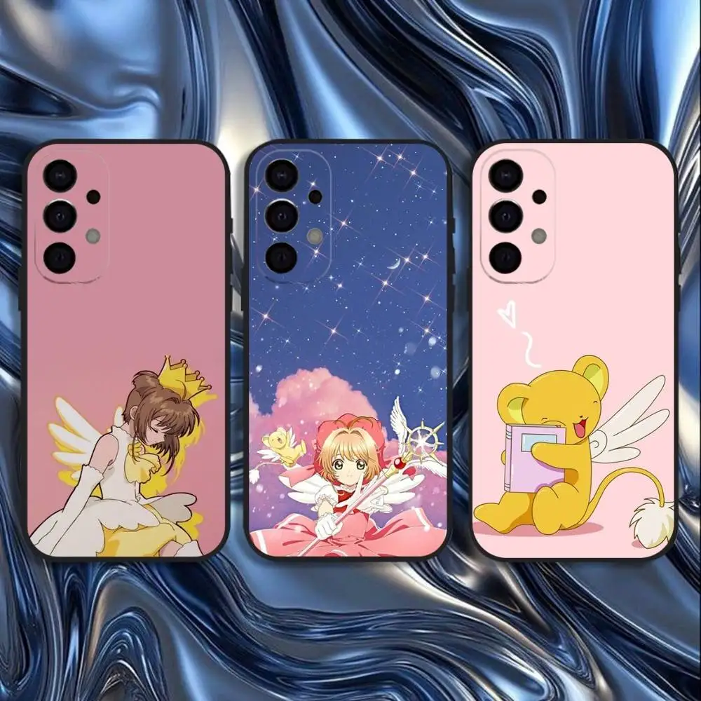 

Cartoon Card Captor Sakura Anime Phone Case For Samsung S25,S24,S21,S22,S23,S30,Ultra,S20,Plus,Fe,Lite,5G Black Cover