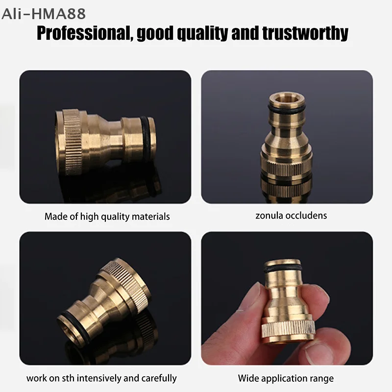 1Pc 1/2 범용 탭 주방 어댑터 황동 수도꼭지 급수 정원 도구 탭 커넥터 믹서 호스 어댑터 분지 피팅