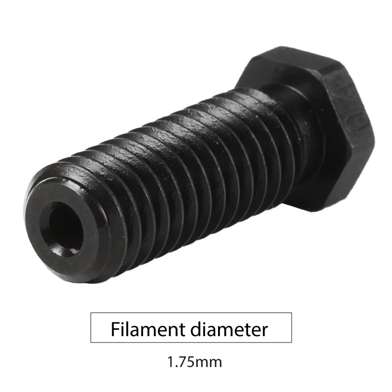 Mellow 1Pcs NF Hardened Steel Sharp Volcano Nozzles For High Temperature V6 Volcano Hotend J-head 3D Priter Parts