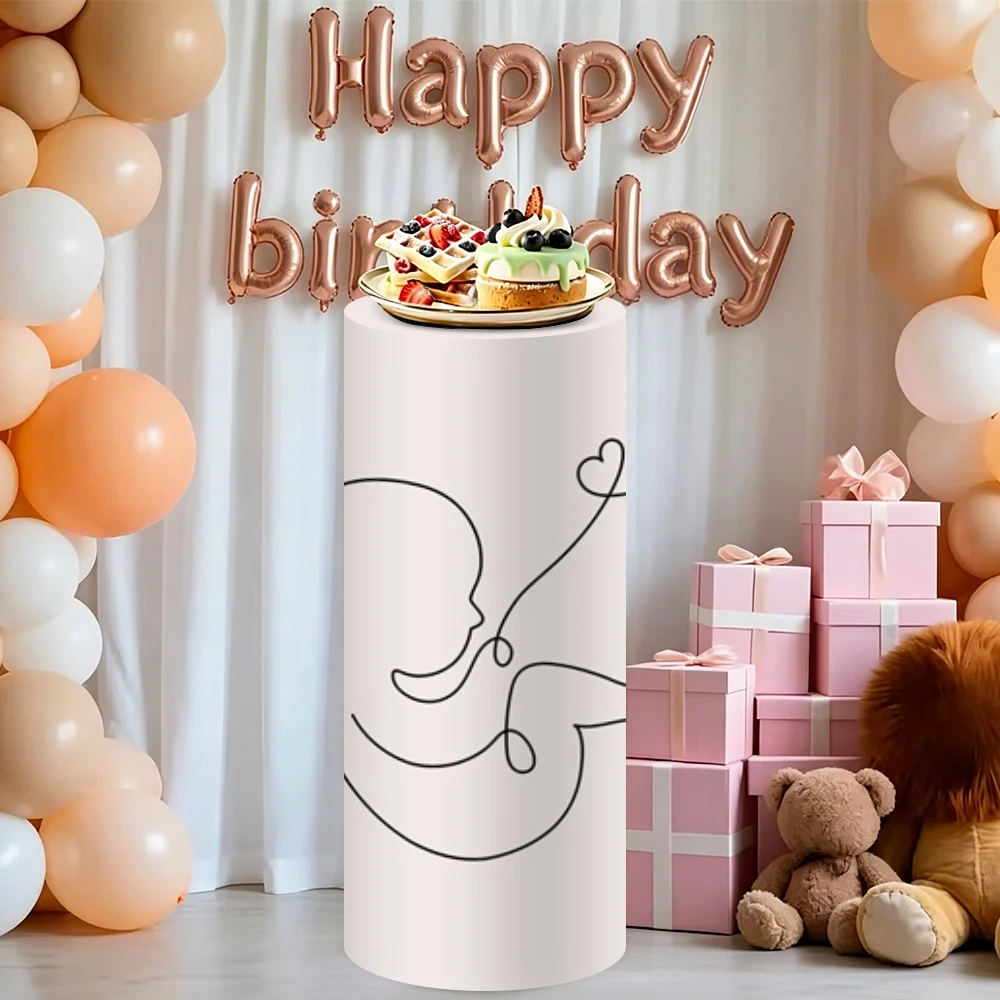 Yeele 3 ชิ้น ผ้าคลุมทรงกระบอกส - Dessert Table Backdrop บทวิจารณ์และราคา