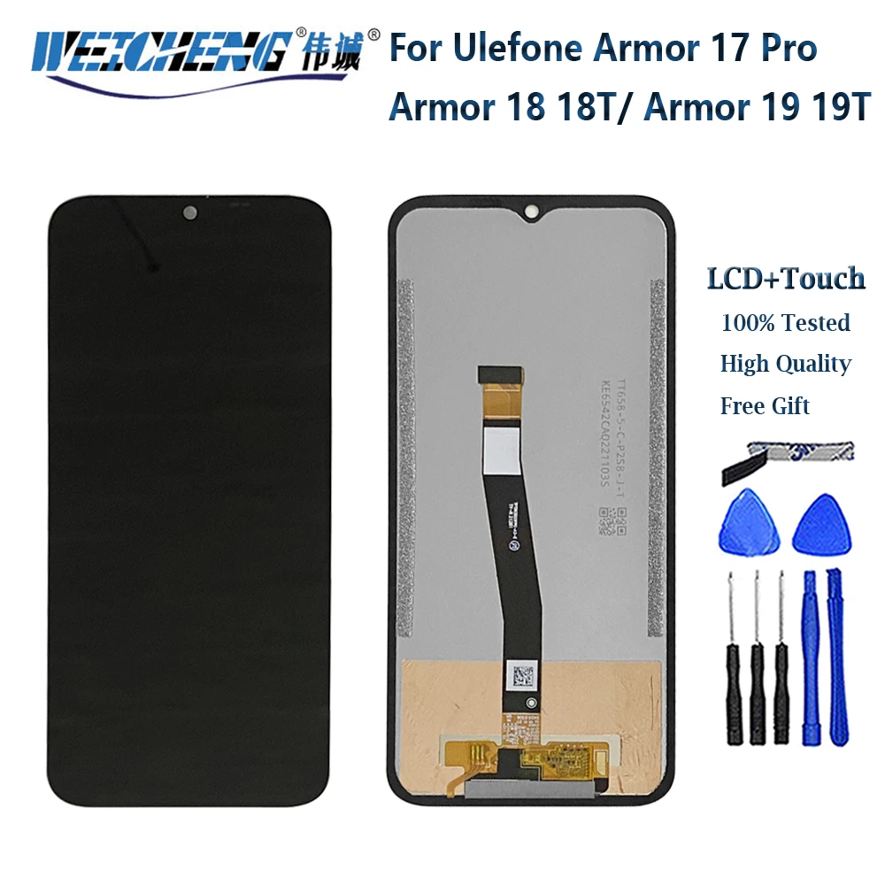 

NEW Original 6.58" For UleFone Armor 17 Pro LCD Display+Touch Screen Digitizer Assembly For Armor18 18T Armor 19 19T LCD Repair
