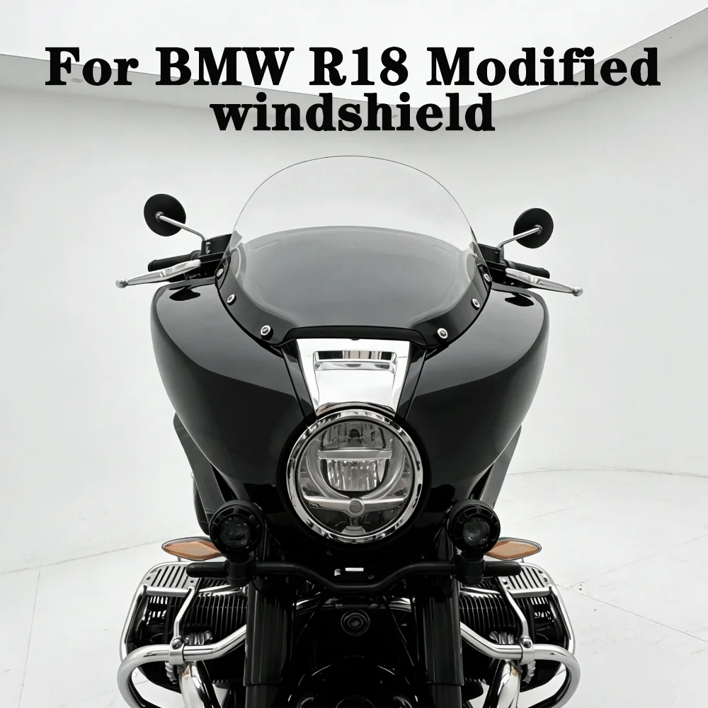 Für BMW R18 Motorrad Windschutzscheibe Intercontinental Traveler Windschutzscheibenabdeckung Windschild Luftstromabweiser