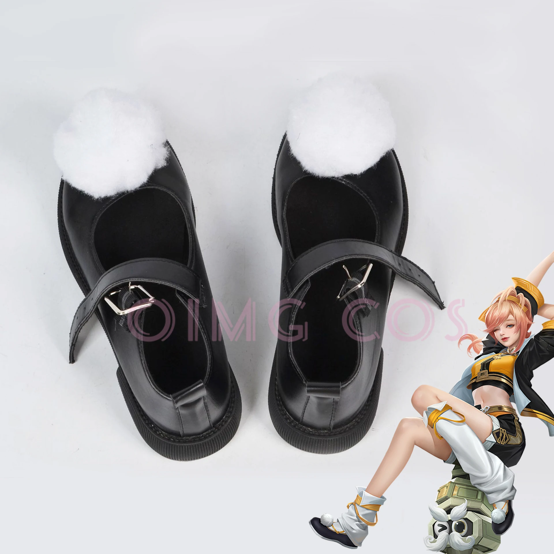 

JiXiaoman Kokomi Cosplay Shoes Anime Chinese Style Halloween for men Game