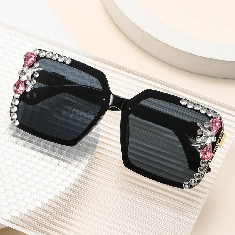 ساطع العين Y2K حجر الراين القط العين أزياء النظارات الشمسية للنساء الرجال بلينغ الصيف الشاطئ الشمس ظلال زي نادي الحفلات التبعي