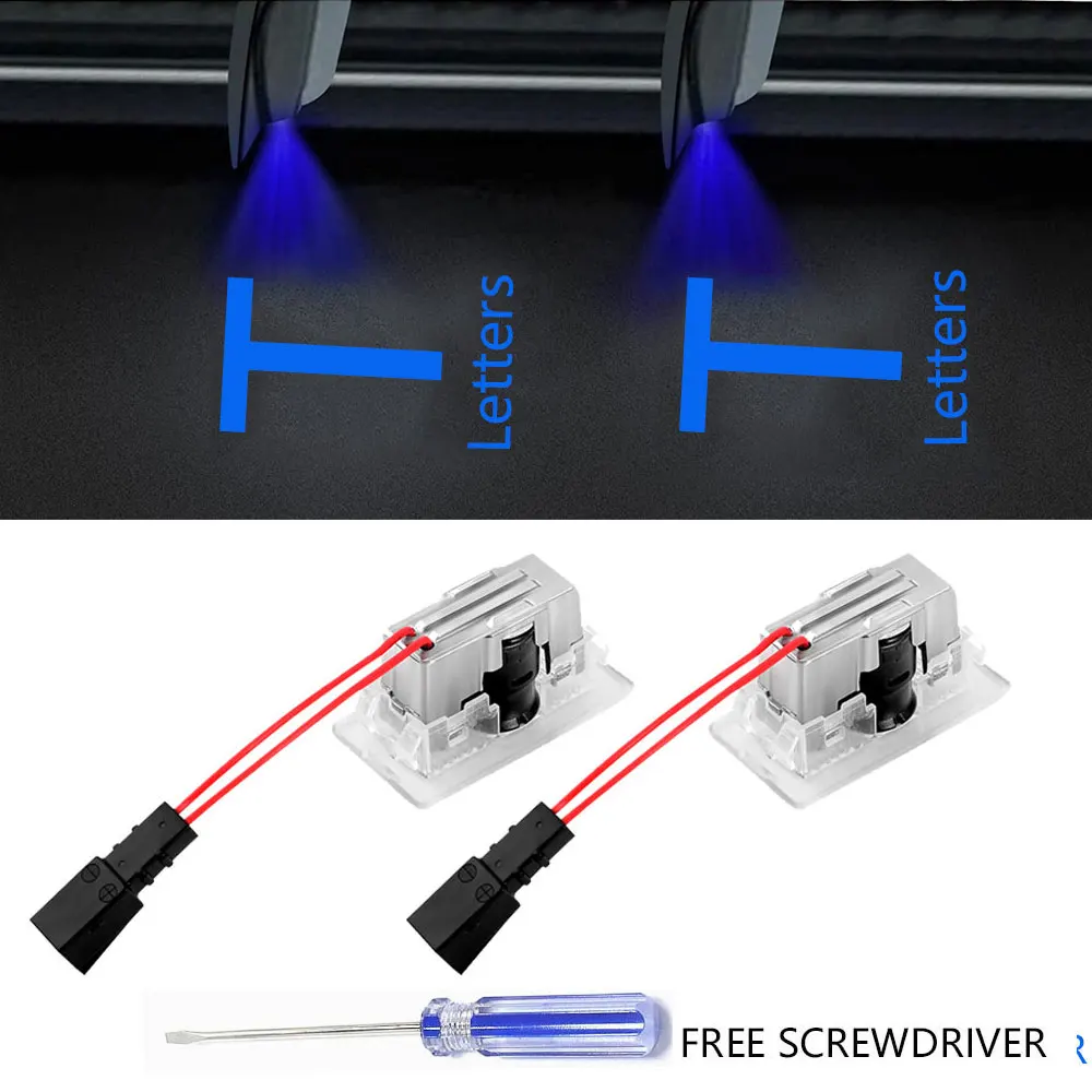 Voor Tesla Model Y Juniper Deurverlichting HD Projector Instapverlichting Model 3. Highland LED Laser Ghost Shadow Welkom Lichten