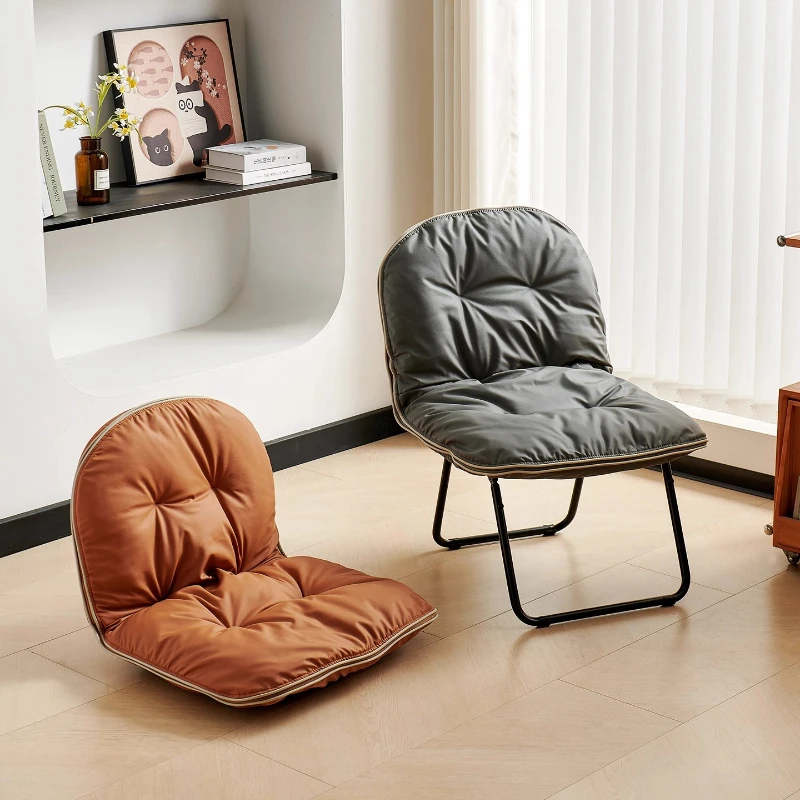 

Portable Foldable Lounger Chair, Cloud-Shaped Comfort Seat, Single Sofa for Living Room Bedroom, Compact Outdoor Indoor Sitting