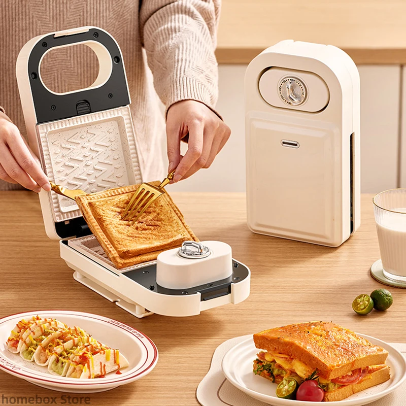 Electric Sandwich Maker Multifunctional Waffle Machine Toaster Baker Breakfast Machine Takoyaki Pancake Donuts Sandwichera 220V