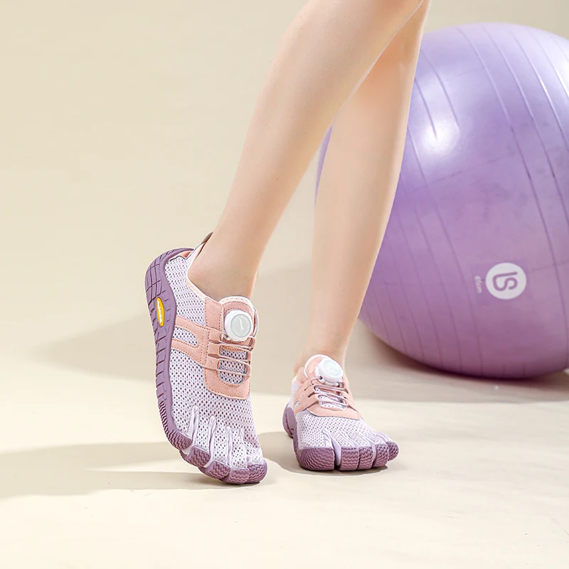 Five Finger Toe Shoes, Breathable Mesh Barefoot Shoes for Hiking, Gym Workouts & Water Sports
