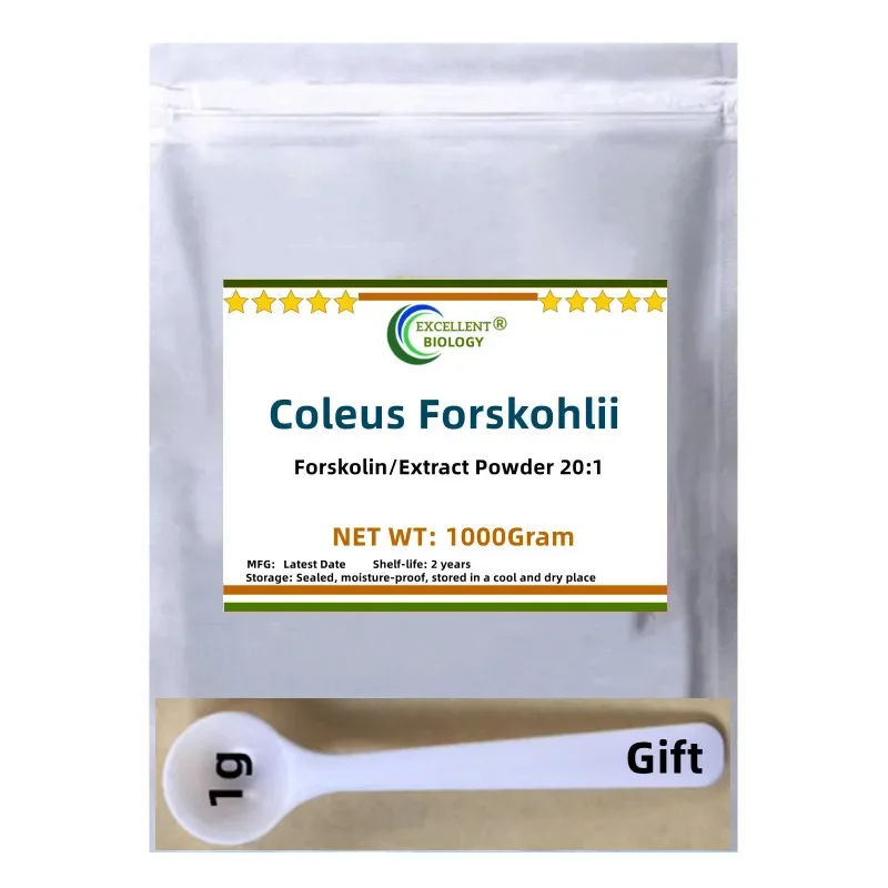 50g-1000g Hot Selling Forskolin, Coleus Forskohlii Extract, Free Shipping