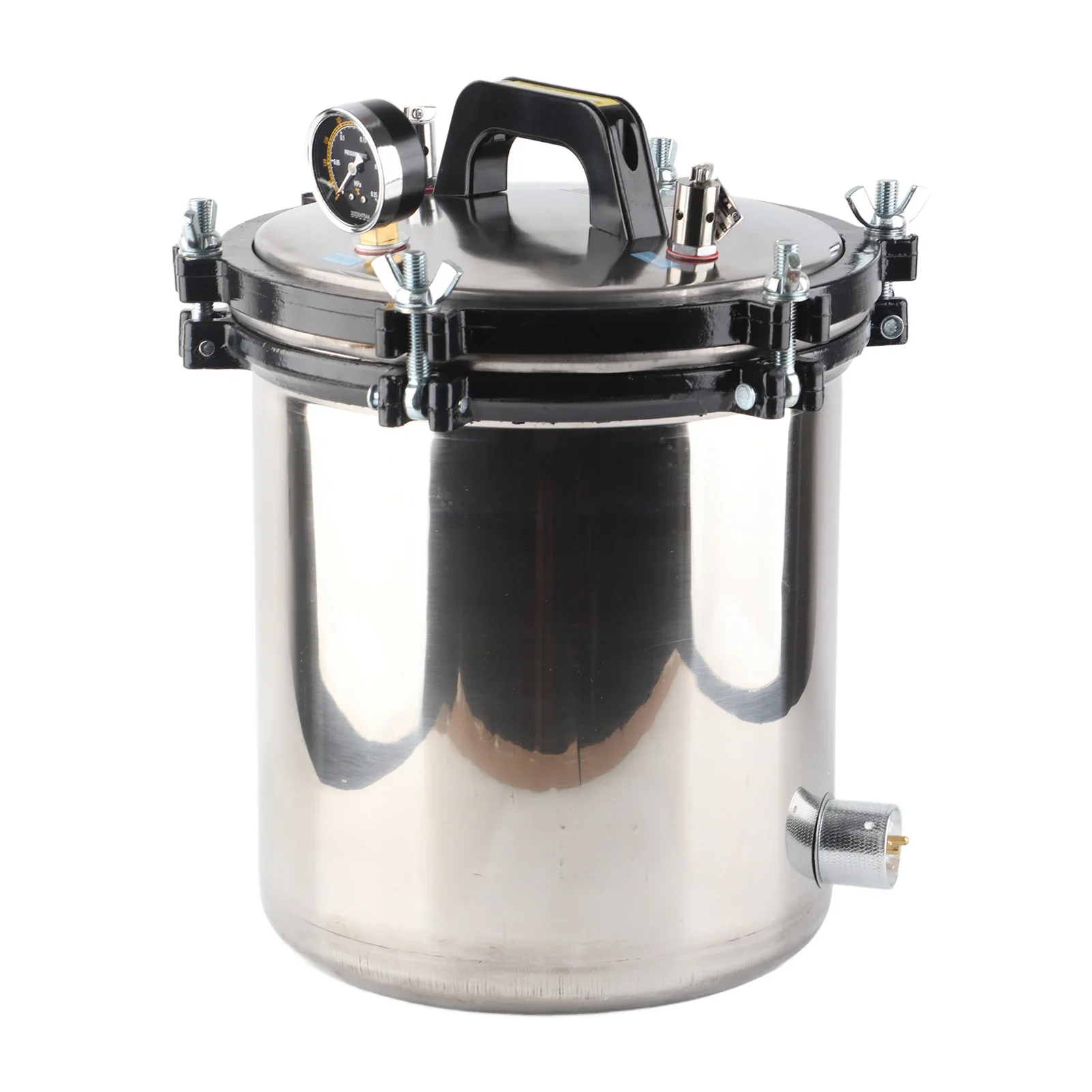 18 L Steam Autoclave Steam Autoclave Por High Temperature Pressure Pot Stainless Steel Machine 18 L Stainless Steel Autoclave