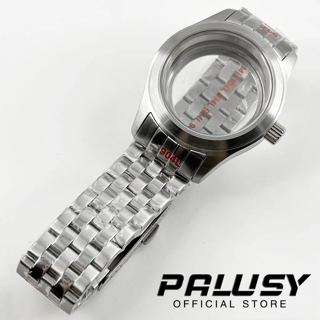 Imagem -05 - Sapphire Crystal Diver Ver Case Fitting Pulseira de Nh35 36 mm 39 mm Eta 2824 Movimento Pt5000 Aço Inoxidável