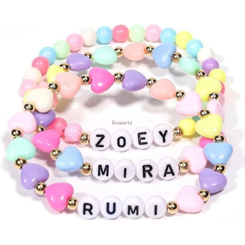 أساور KPop Demon Hunters مستوحاة من Merch أساور Huntrix K-Pop Stuff Rumi Mira المشجعين التأثيرية هدايا البضائع إكسسوارات الزي