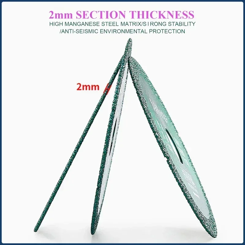 100 mm ultradun zaagblad composiet multifunctioneel zaagblad keramische tegels glas doorslijpschijf voor haakse slijper gereedschap