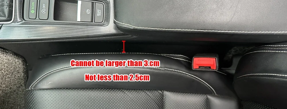 1 paar Universal Auto Sitz Lücke Stecker Streifen Seite Naht Auto Lücke Füllstoff Auslaufsicher Sitz Lücke Lagerung Organizer Innen Dekoration – Detail 2