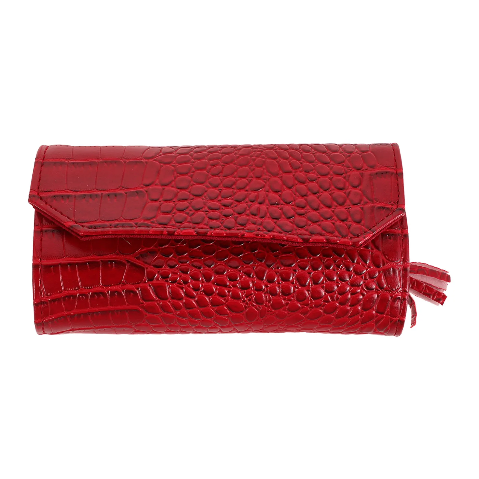Multifunctional Portable Jewelry Organizer Roll Travel Jewelry Case Compact Lightweight Storage Pouch for Necklaces Earrings