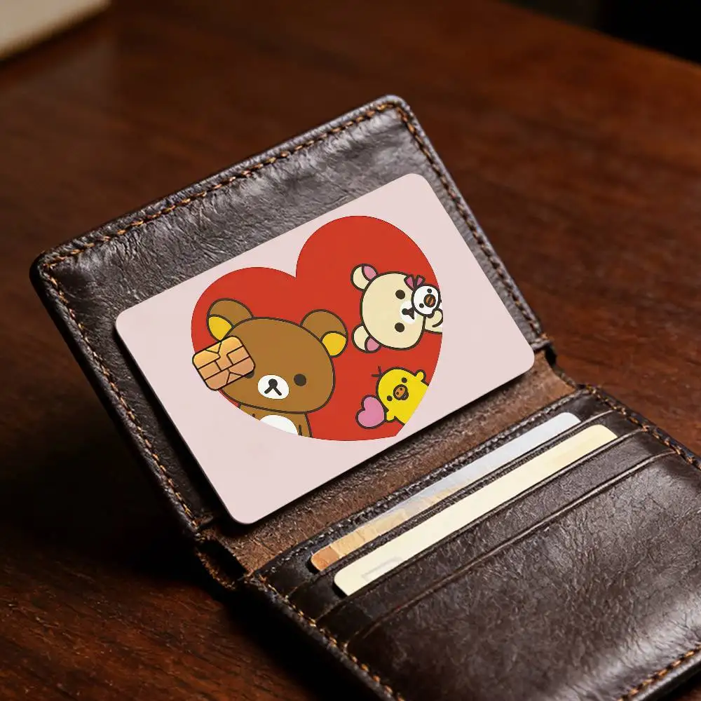 Niedlicher Cartoon R-Rilakkuma Bestseller Deko Exquisiter Kartenaufkleber für Debit- und Kreditkarten Skin-Cover Geschenk für Studenten – Detail 21
