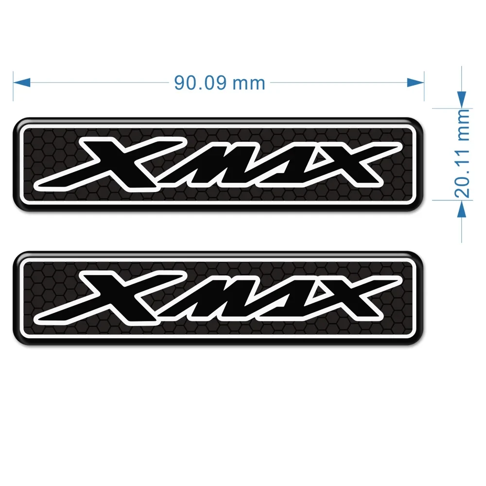 Motorcycle Stickers For Yamaha X-MAX XMAX X MAX 125 250 300 400 3D Mark Decals Emblem Badge Logo