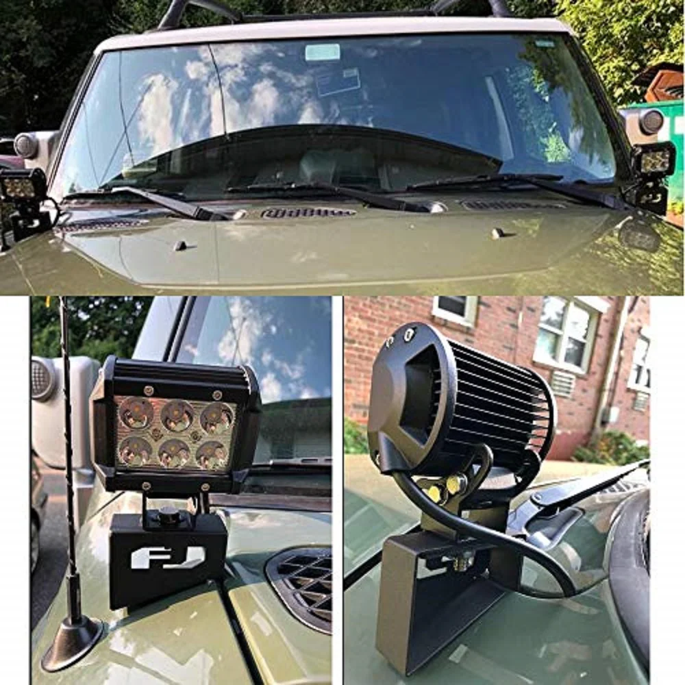 Door Side step Step Bars Rail Plates Fixed Drop Down for Jeep JL for Wrangler 2018+、JK 2007-2017 JL1091 - view 2