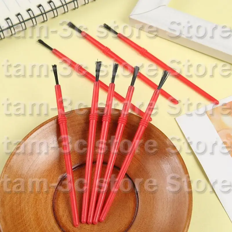 D0UA 50pieces طفل الطلاء فرشاة نايلون فرشاة الطلاء 4INCH