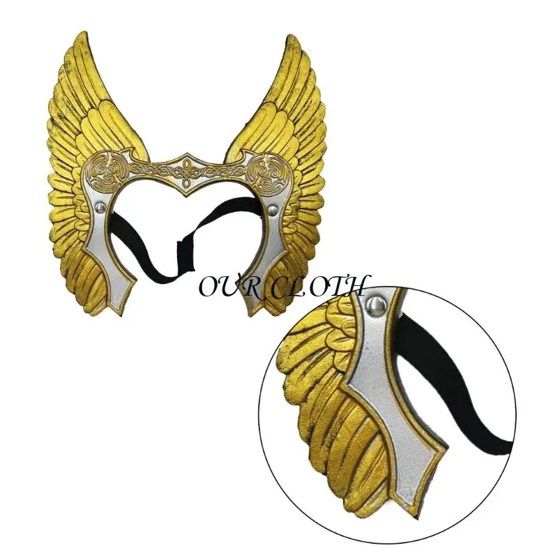 Valkyrja Headband Hair Accessories Norses Warriour Angel of Death Headband Gifts Y1AC