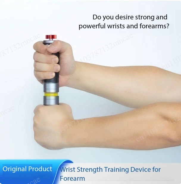 For Arm Wrist Elbow Strength Gym Tennis Basketball Badminton Training 2 To 200kg Free Adjustable Iron Rotate Safety Twister Bar