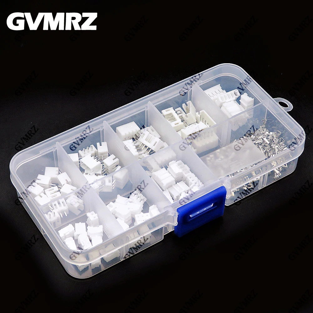 230PCS/lot PH2.0 2p 3p 4p 5 pin 2.0mm Pitch Terminal Kit Housing Pin Header JST Connector Wire Adaptor PH Kits for 3D printer