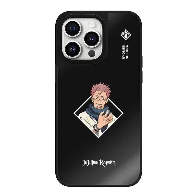 

Mirror Surface Anime Gojo Phone Case Cover for iPhone 11 12 13 14 15 Pro Max Case for iPhone 15 ProMax