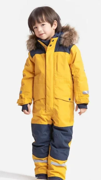 Neuer Winter-Outdoor-Kinder-Skianzug, Kälte- und winddicht, verdickter warmer leuchtender Skianzug für Männer und Frauen. – Detail 16