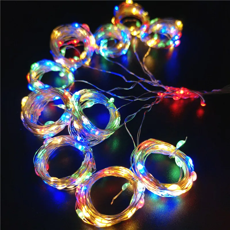 Garland Curtain for Room New Year\'s Wedding Christmas Lights Decorations Curtains For Home Festoon Led Light Decor Fairy Lights