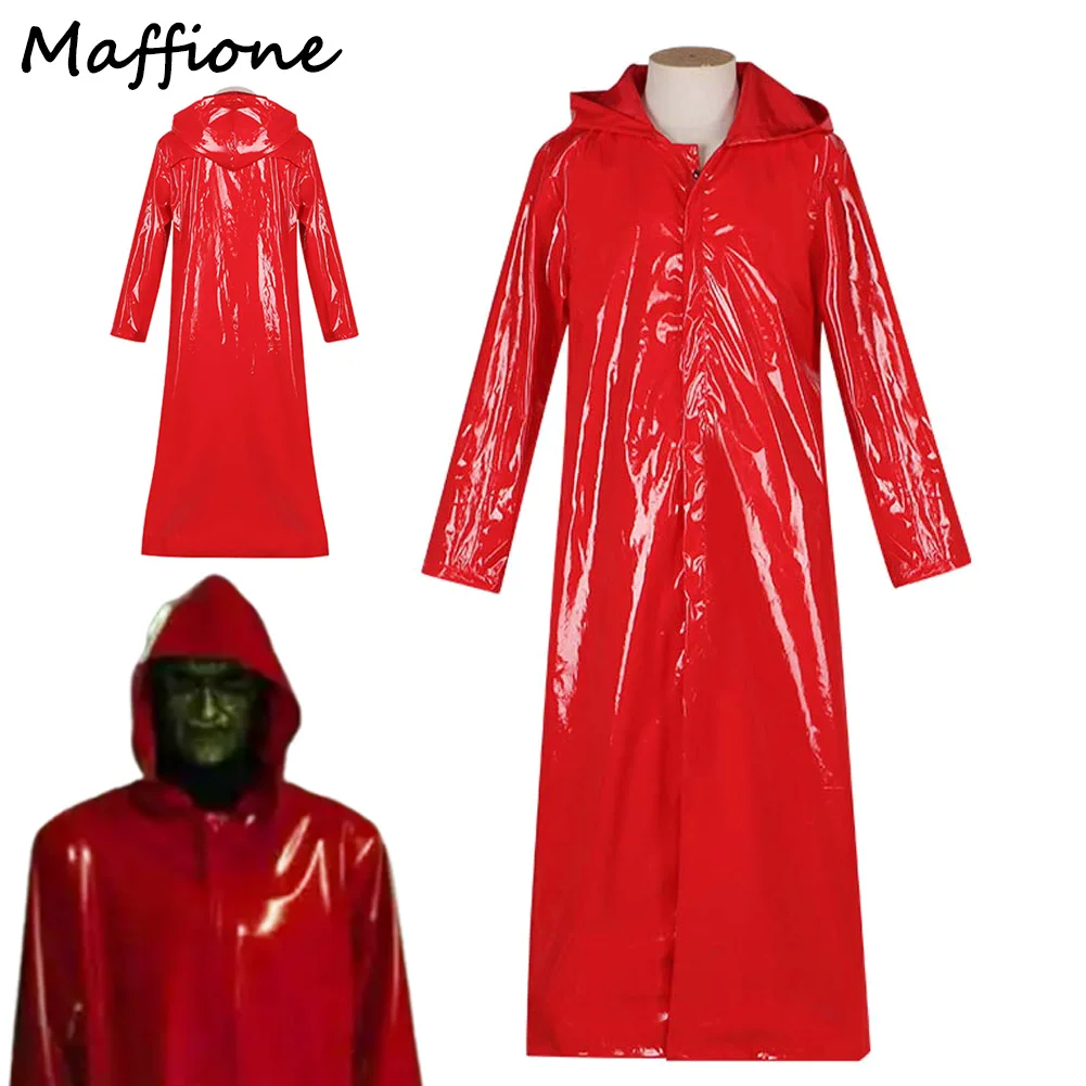 

Simone Perri Cosplay Red Coat Costume 2025 Movie Fear Street Prom Queen Roleplay Fantasia Long Jacket Windbreaker Halloween Suit