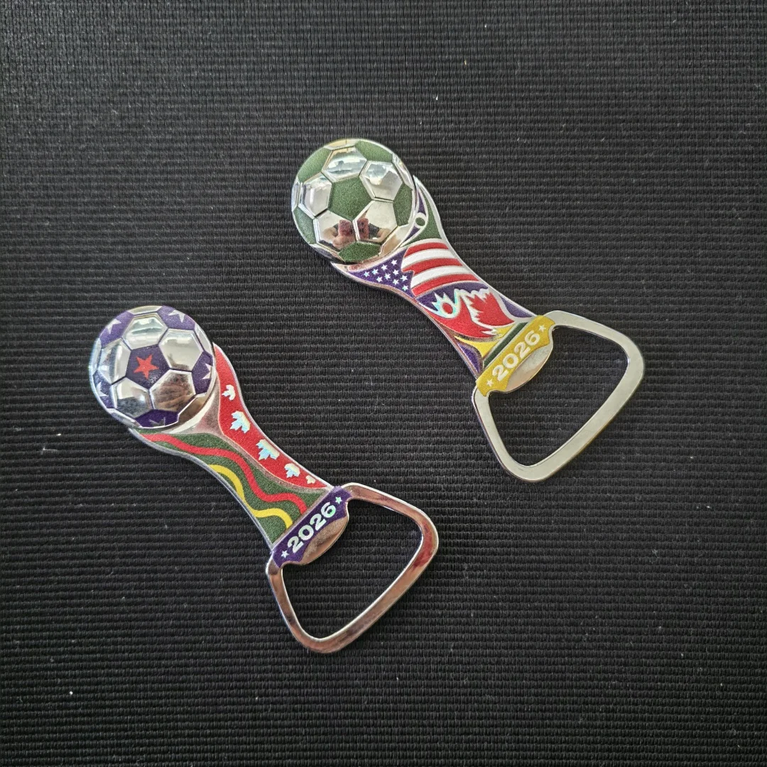 Soccer Ball Bottle Opener Keychain Football Fan Gift Multi-Use Match Souvenir Sports Accessory