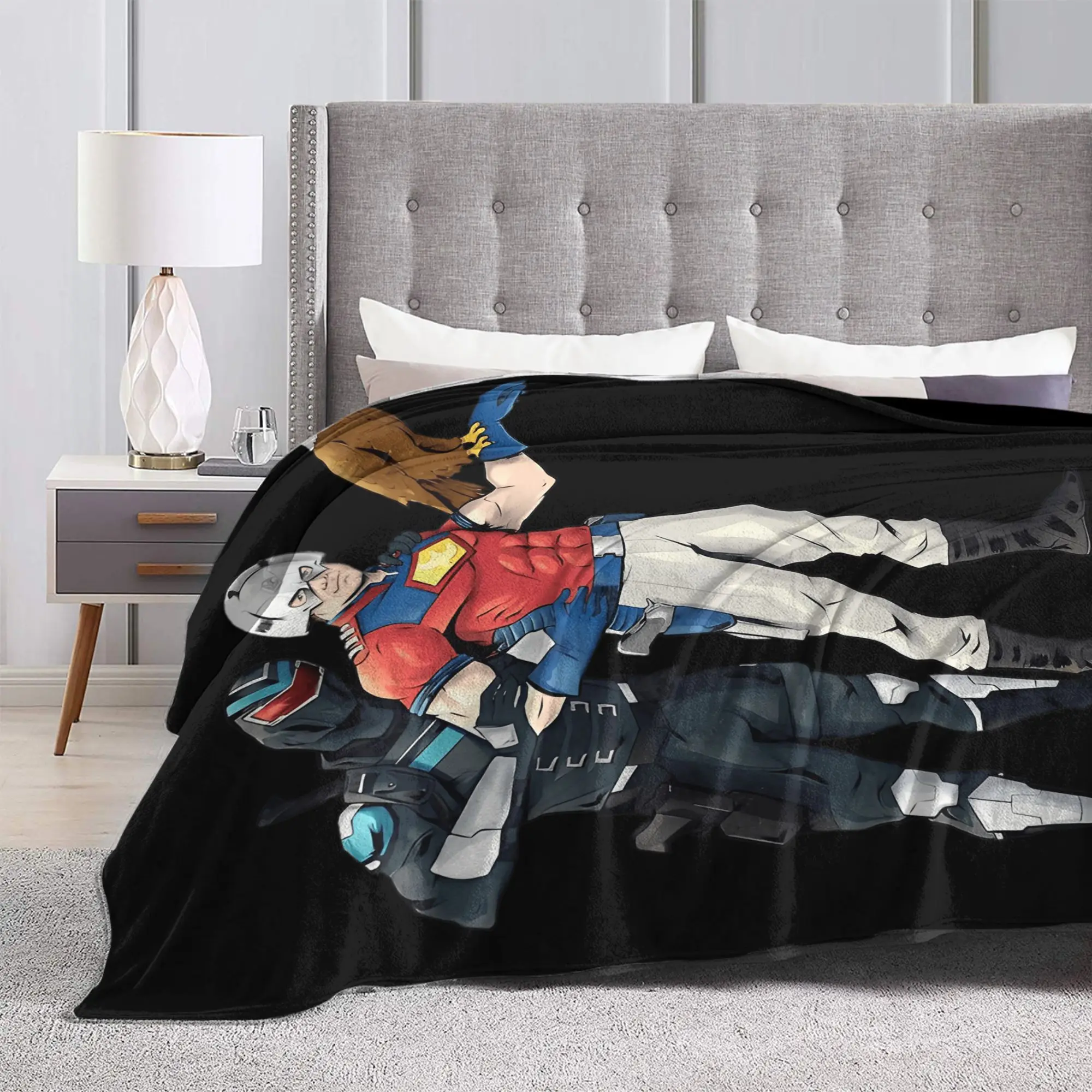 Vigilante صانعي السلام يقتبس بطانية سوبر الدافئة موضة أفخم رمي بطانية للأطفال غرفة المعيشة الفانيلا المفرش غطاء السرير #3