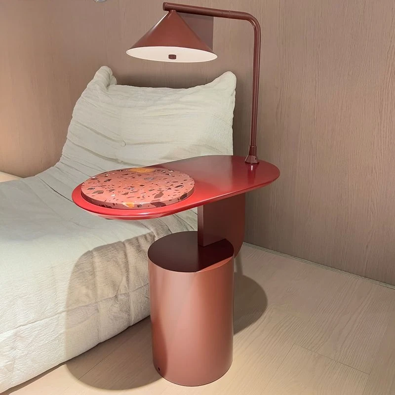 Smart edge few multi-function wireless charging induction floor lamp advanced sense light luxury bedside table sofa corner few