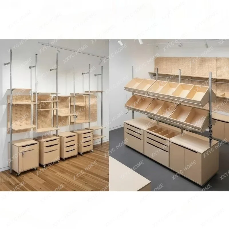 XXProduct Cabinet Creative Store Nakajima Display Cabinet Upper Wall Display Cabinet Birch Shelf