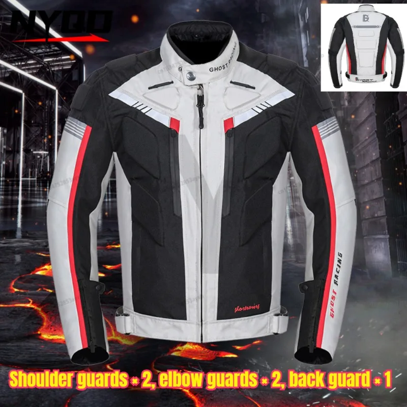 

Motorcycle Riding Pants Warm Autumn and Winter Motorcycle Jacket Anti-fall Racing Jacket Motocross Jacket with Removable Liner