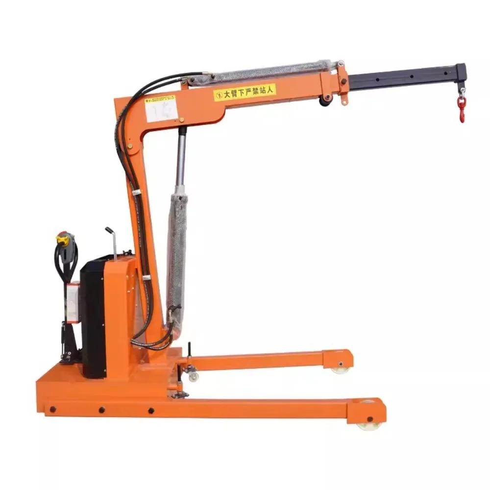 Mobile crane household small lifting and rotating electric crane