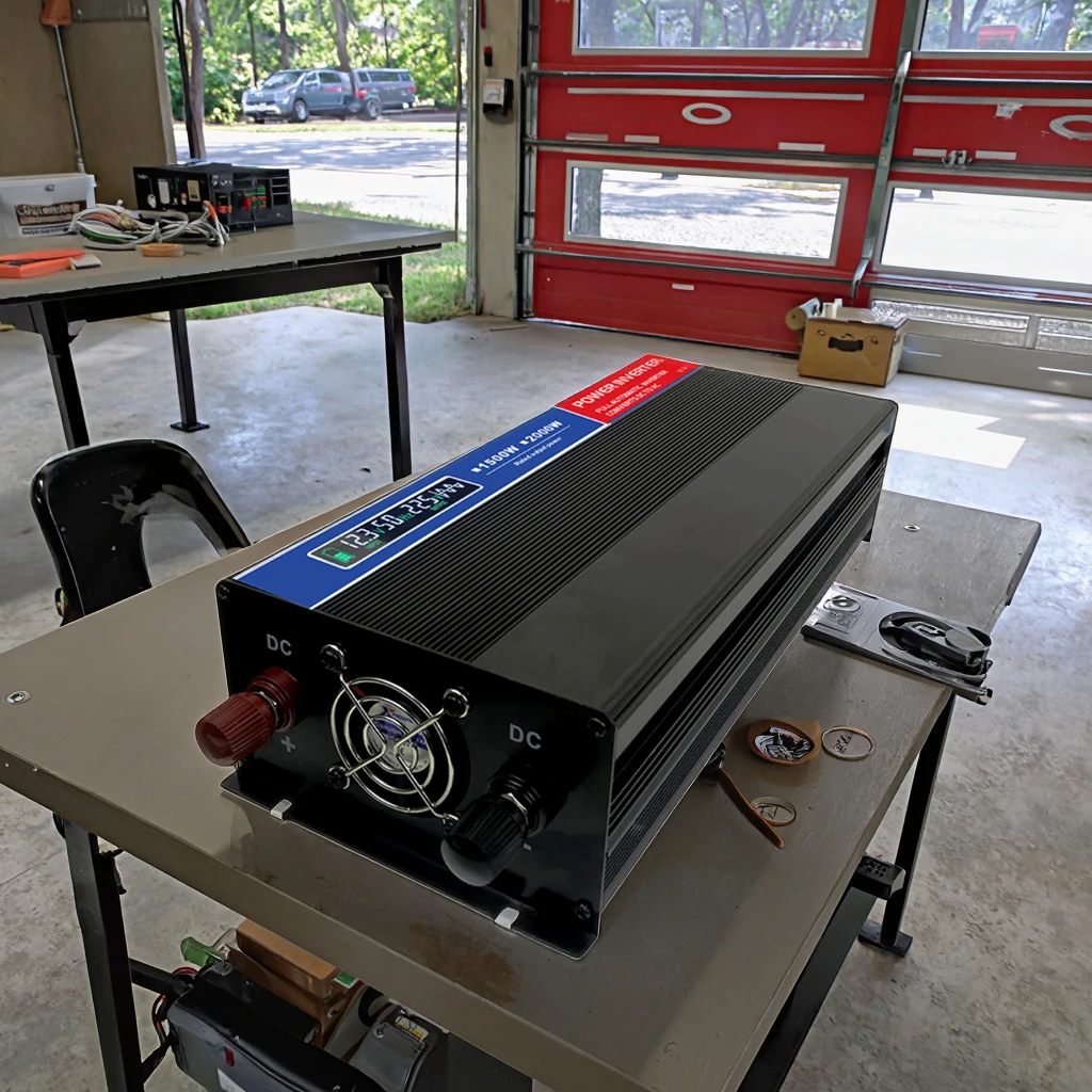 

2000W Micro Car Solar Inverter Single Phase Pure Sine Wave Power Inverter LCD Display 60Hz AC Output For Home Use