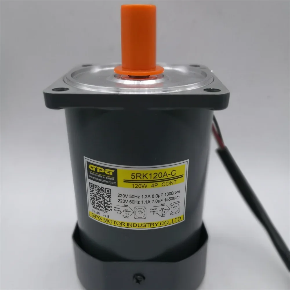 NEW 5RK120A-C Motor 120watts 3 Wires Single-phase 220V Reversible Motor