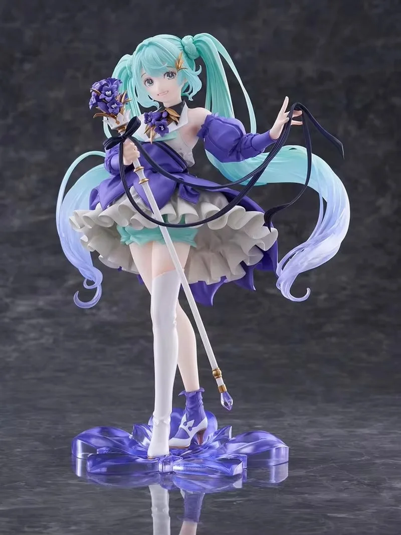 genuine-21cm-vocaloid-hatsune-miku-figure-2024-birthday-flower-ver-figure-amp-figurine-collectible-anime-model-toys-gifts