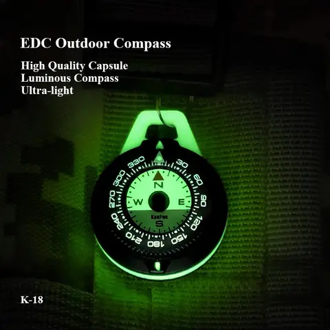EDC Outdoor Compass / Diving compass with Luminous /High Quality compass /Turnable Bezel/K18
