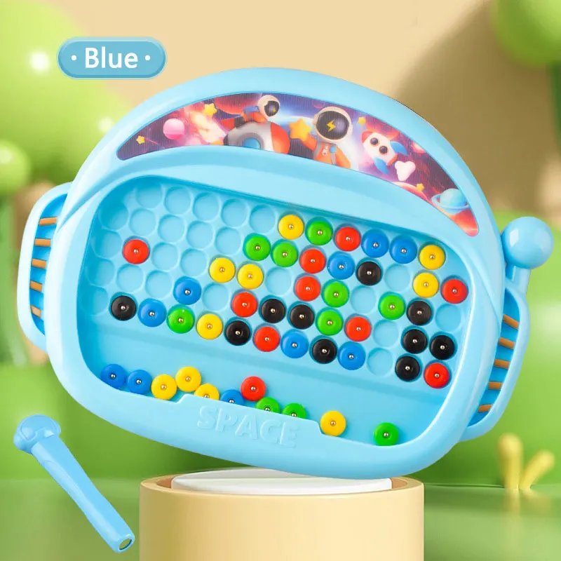 Magnetic Drawing Board for Kids Montessori Educational Toy Puzzle Control Focus Training Creative Thinking Game STEM Toys