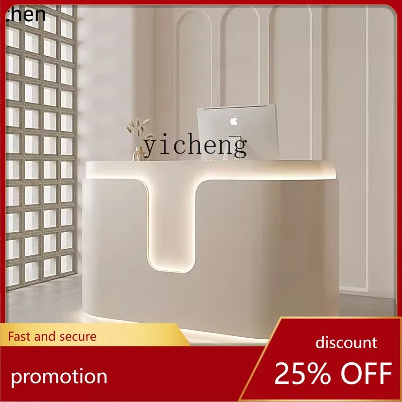 

HXL small paint clothing store beauty salon front desk men's and women's clothing store cashier bar